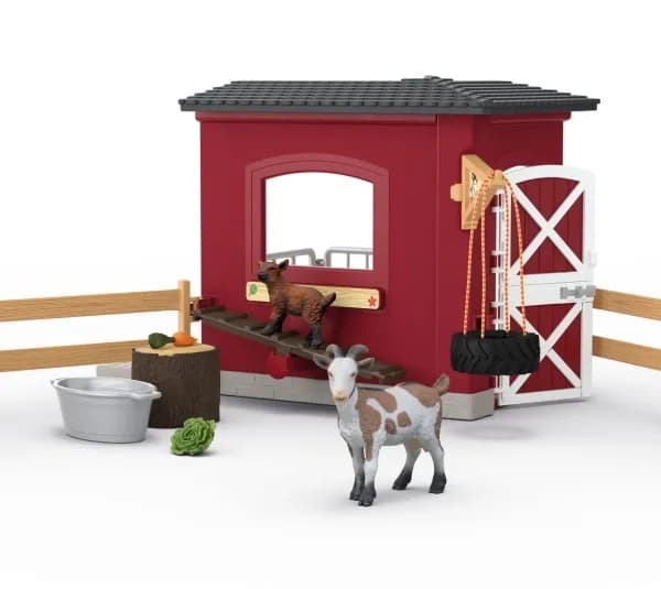 Schleich vuohi talli
