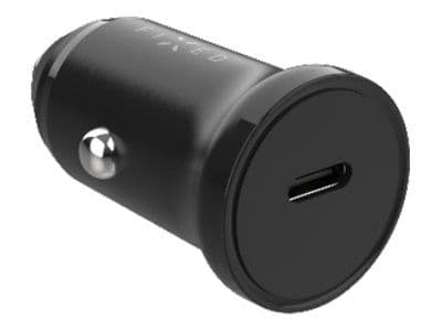 FIXED - Bilstrømadapter - with USB-C cable - 20 watt - 3 A - PD 3.0 (USB-C) - på kabel: USB-C - svart