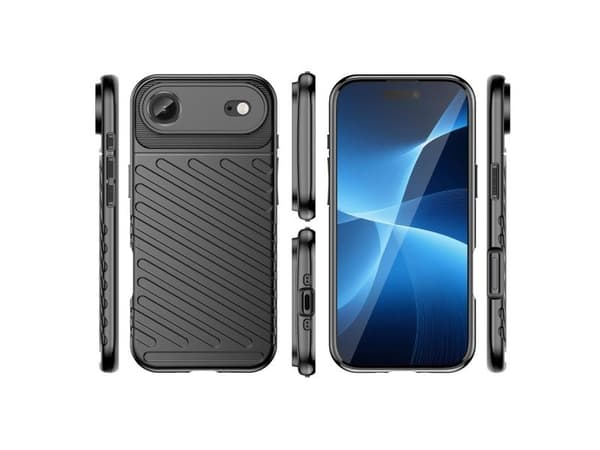 Hurtel Thunder Case för iPhone 17 Air - svart