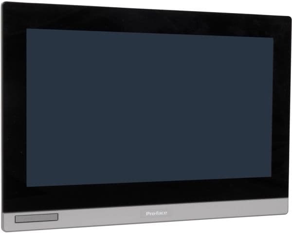 19" wide touchpanel display FWXGA PCAP modulär front USB 12-24VDC