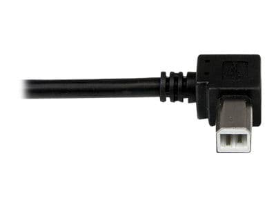 StarTech 1m USB 2.0 A to Left Angle B Cable Cord - 1 m USB Printer Cable - Left Angle USB B Cable - 1x USB A (M), 1x USB B (M) (USBAB1ML) - USB-kab...