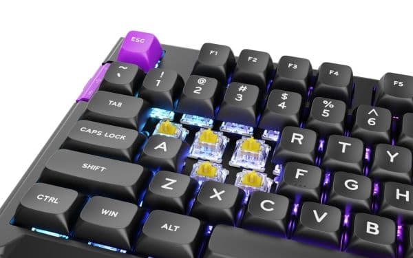 PREYON Silent Claw Yellow Gateron Yellow Pro Keyboard