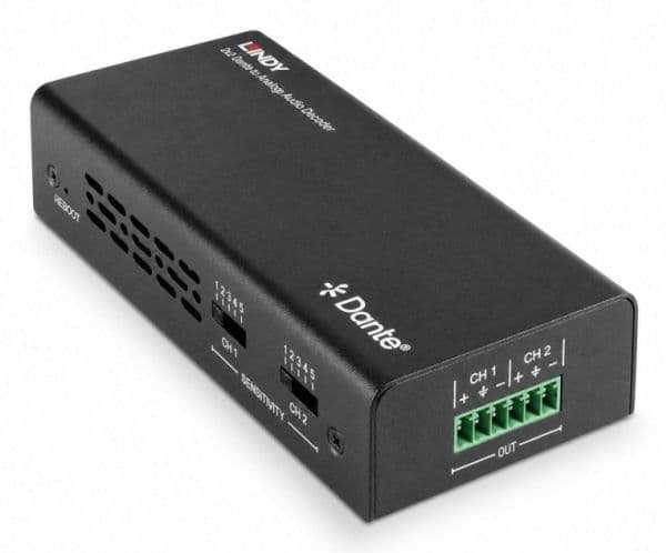 2ch Dante? to Analog Audio  Decoder