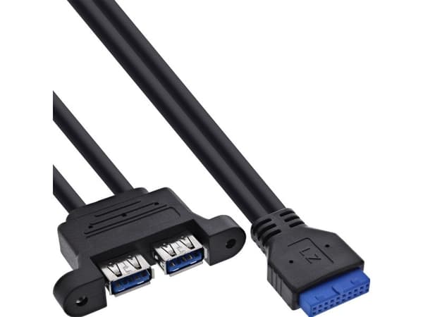 InLine USB 3.2 Gen.1 -kaapeli, 0,45 m