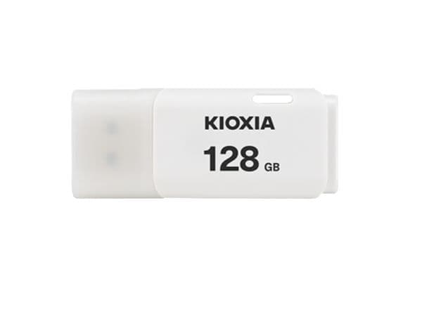 KIOXIA TransMemory U202 - USB flash-enhet - 128 GB - USB 2.0 - vit