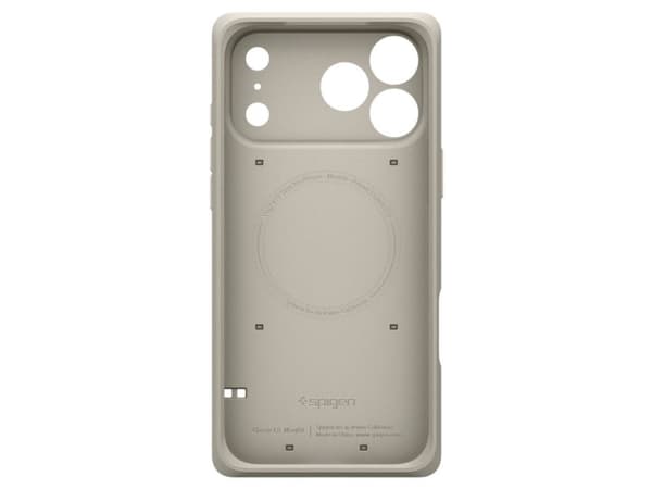 Spigen Classic LS MagSafe-etuiet til iPhone 17 Pro - Beige