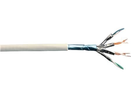 CommScope NETCONNECT CS44Z3 - Bulkkabel - 500 m - F/FTP - CAT 6a - halogenfri, fast - vit