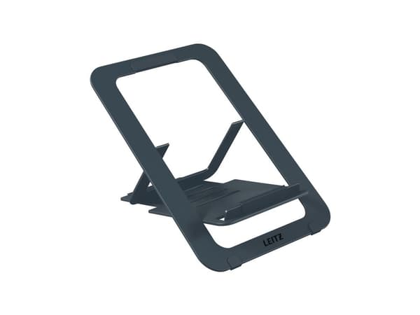 Leitz Ergo - Notebookstativ - justerbar, multi-vinkel, aluminium - 10" - 17" - mørk grå