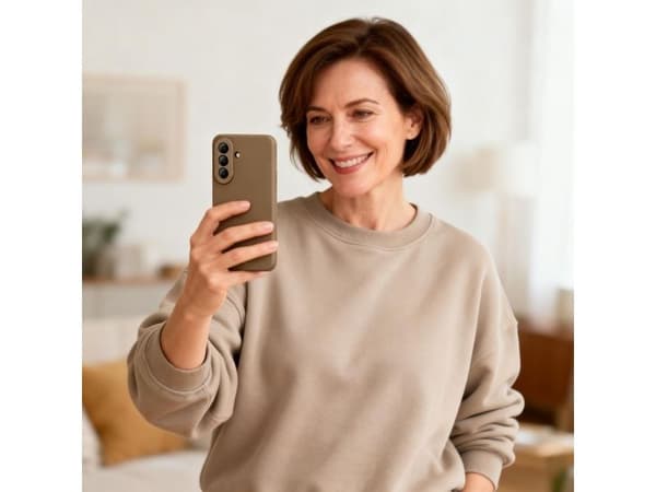 Tech-Protect Icon-etui til Samsung Galaxy A57 5G - brun