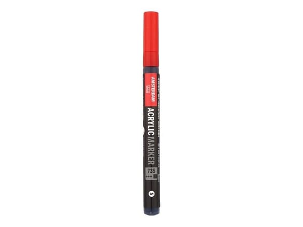 Amsterdam akrylmålarpenna 2 mm Oxide Black 735
