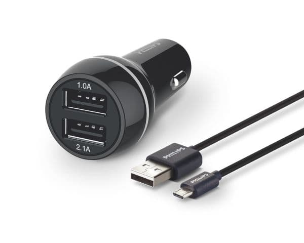 Philips-lader 2x USB-A 3,1 A (DLP2357U/10)