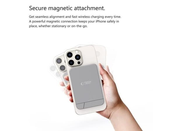 Tech-Protect TECH-PROTECT PB15 LIFEMAG Magsafe powerbank 10000 mAh space grey
