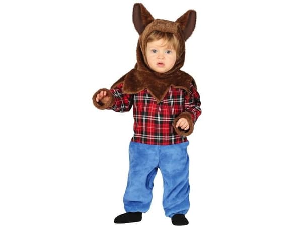 Varulv baby kostume