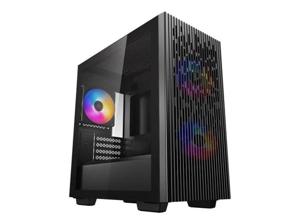 DeepCool MATREXX 40 3FS - torn - micro ATX (ATX / PS/2) - sortering - USB/Lyd