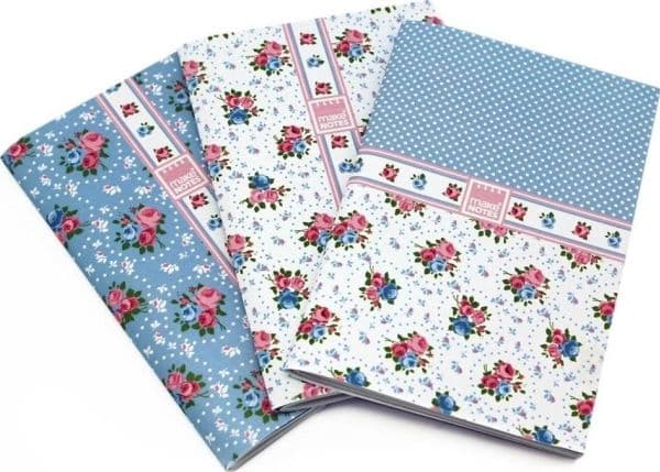 Make Notes Shabby blue skrivebok A6/32K glatt 3 stk