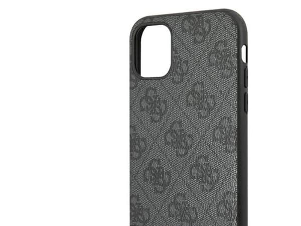Guess 4G Triangle Collection-etuier til iPhone 11 6,1" / Xr - grå