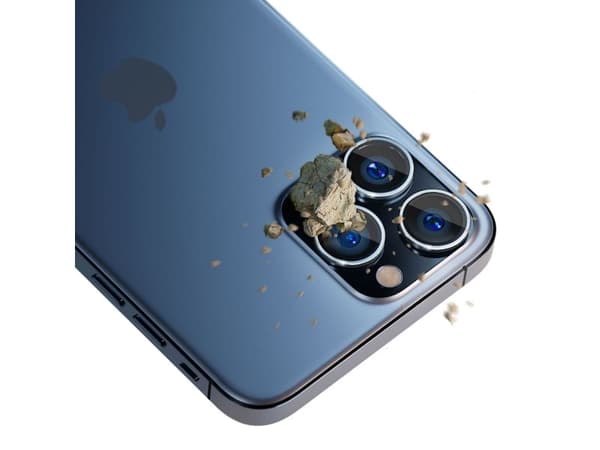3MK Lens Protection Pro, Apple, iPhone 16 Plus, iPhone 16, Ridseresistent, Blå, Transparent, 1 stk