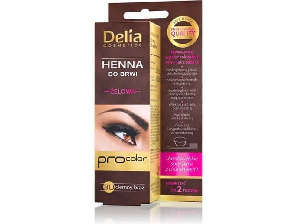 Delia henna til bryn 3.0 mørk brun