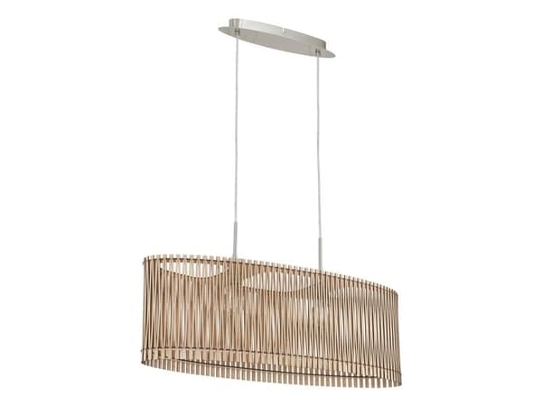 EGLO SENDERO längd pendel i lönnlook/trä