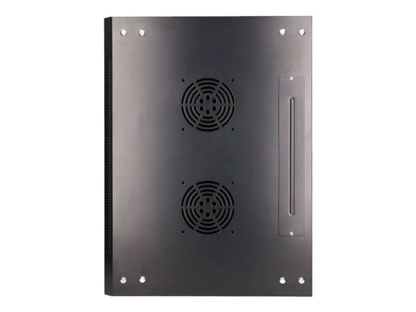 Extralink - Rack skåp - väggmontering - svart - 6U - 19"