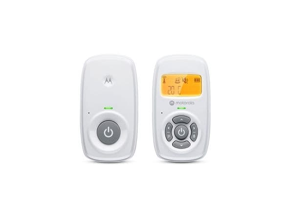 Motorola AM24, DECT-babytelefon, 300 m, Hvit, Rav, Batteri