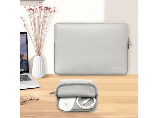 Tech-Protect Neoslim 15-16" laptopveske - Grå