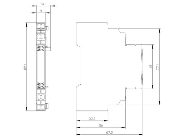 Siemens 3RV2901-2A extrabrytare 1 st