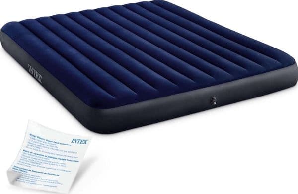 Intex Klassisk Downy Luftmadras 183x203x25 cm
