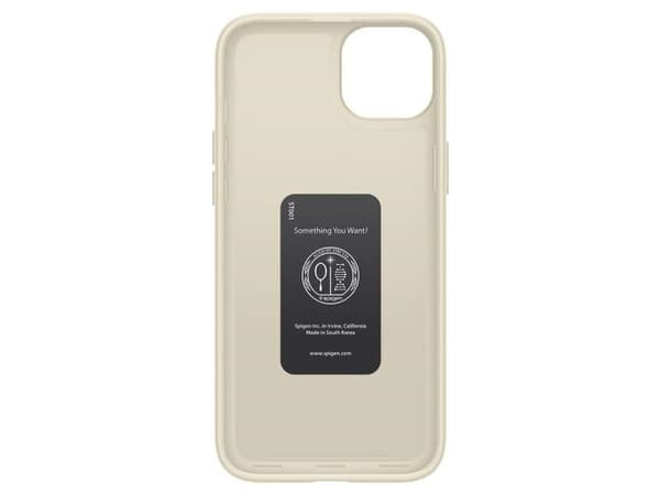 Spigen Thin Fit-skydd till iPhone 15 Plus - beige