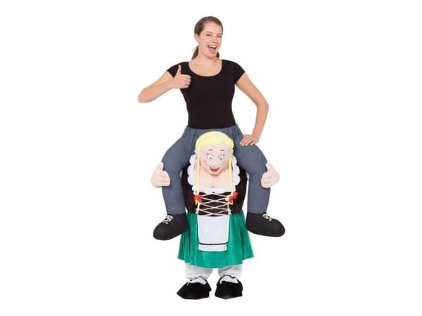 Bavarian Lady Piggy Back