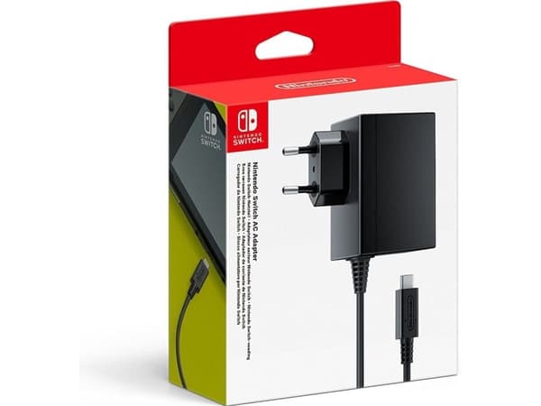 Nintendo - Strømadapter (USB-C) - for Nintendo Switch