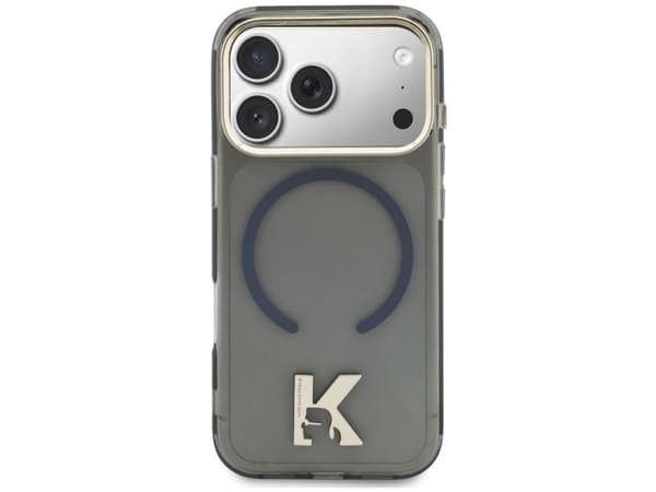 Karl Lagerfeld IML K Head Logo MagSafe-deksel for iPhone 17 Pro Max - sort