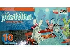 KOMA-PLAST Plasticine 10 väriä