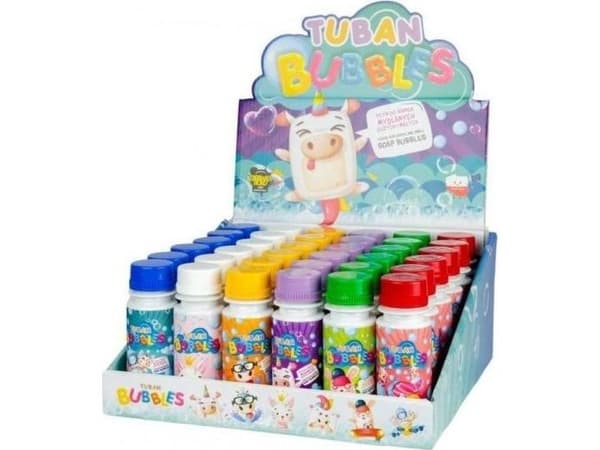 Små bobler 60 ml blandet display 36 stk
