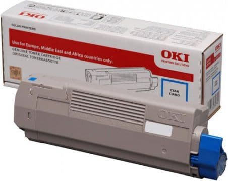 OKI - Cyan - original - tonerpatron - for OKI MC563dn, MC563dnw; C542dn