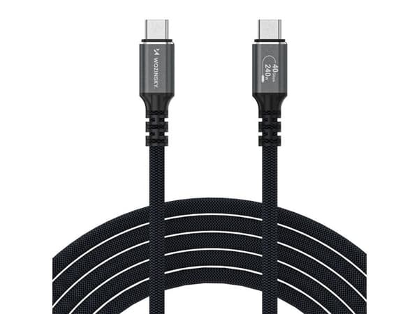 Wozinsky USB-C til USB-C-kabel 1,5 m svart