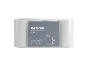 Hushållspapper Katrin Plus 2-lagers vit 220 mm x 21,00 m förpackning á 32 rullar