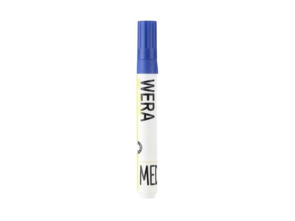 Wera whiteboardpenna 1–4 mm blå (12 st.)