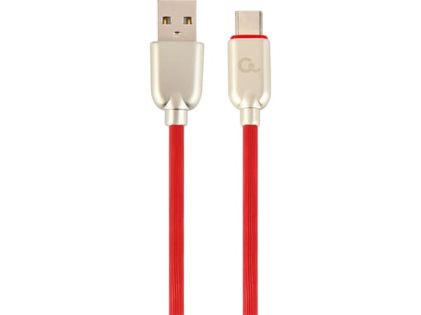 Cablexpert Premium - USB-kaapeli - USB-C (han) til USB (han) - USB 2.0 - 2.1 A - 2 m - rød