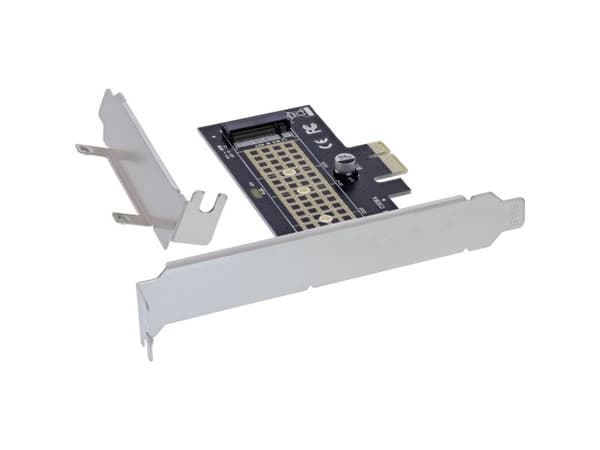 InLine 76660S, PCIe, M.2, Hankjønn, PCIe 3.0, Taiwan, 1 Gbit/s