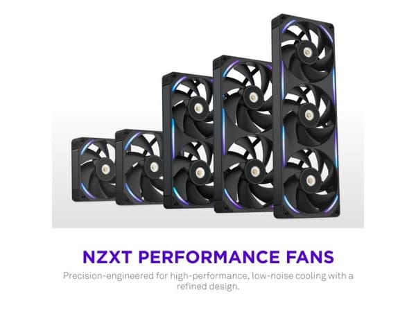 Nzxt Performance Fan F120X (musta, 120 mm)
