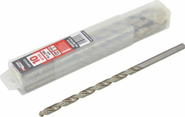 AWTOOLS bor for metall, hvit 10,0 x 340 mm forlenget
