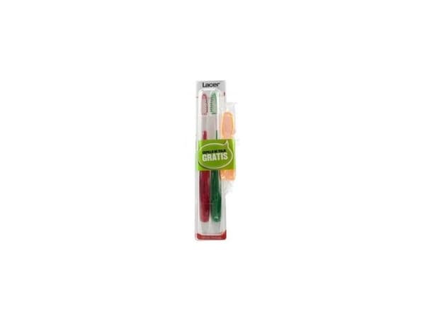 Lacer Lacer Medium Double Brush Travel Brush