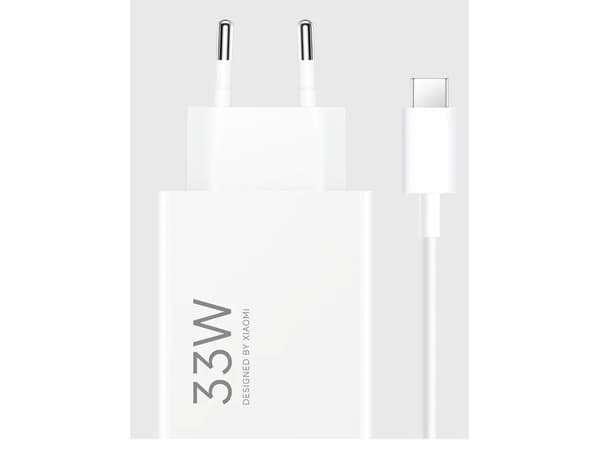 Xiaomi MDY-16-EF - Strømadapter - combo, (Type-A) - 33 watt - 3 A - PD (USB) - på kabel: USB-C