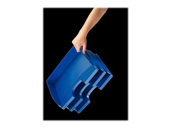 Leitz Plus - Brevbakke - for A4 (210 x 297 mm) - landskap - blå