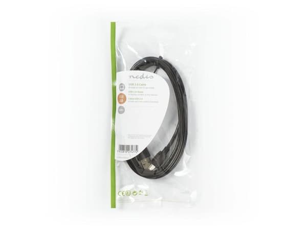 Nedis - USB-kaapeli - USB (han) til mini-USB type B (han) - USB 2.0 - 2 m - pyöreä - lajittelu