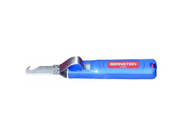 BERNSTEIN Tools for Electronics 5-505 avisoleringskniv egnet for runde kabler 4 til 28 mm