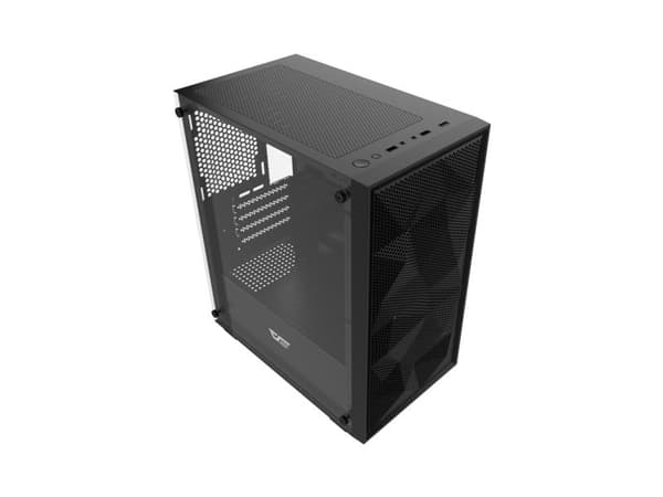 Darkflash M305 mesh chassi utan fläktar svart