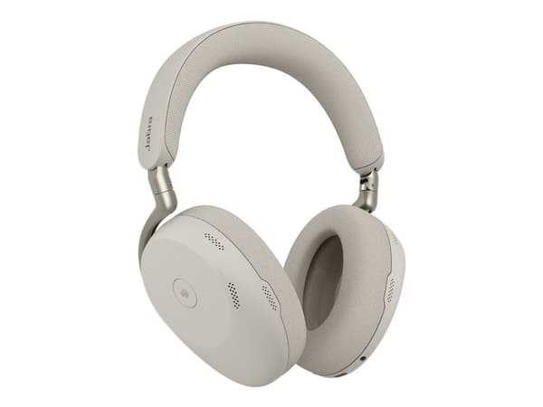 Jabra Evolve3 85 MS - Headset - fullstorlek - montering över örat - Bluetooth - trådlös - aktiv brusradering - USB-C via Bluetooth-adapter, 3,5 mm ...