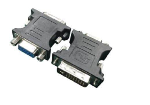 Cablexpert - Videoadapter - DVI (han) til 15 pin D-Sub (DB-15) (hun) - tommelskruer - sortti